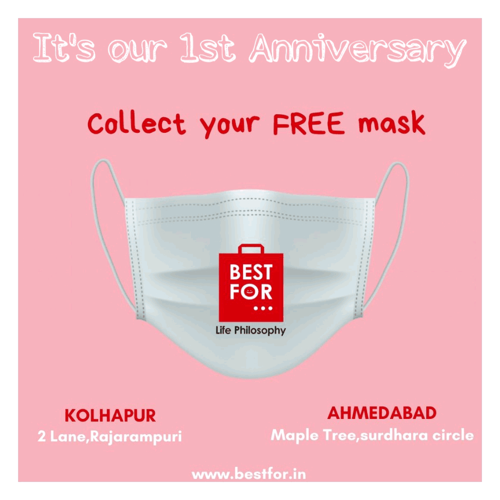 FREE MASK- Grab your free face mask from our Store.